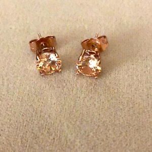 Rose gold earrings